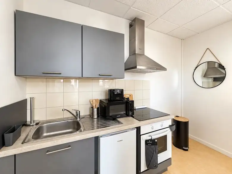 La cuisine équipée — Lot d’appartements de 59m² à Dunkerque
