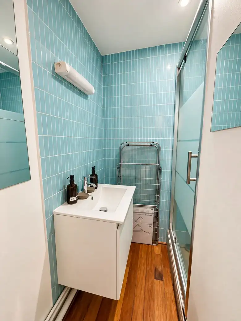 La salle d’eau — Appartement duplex de 31m² à Lens