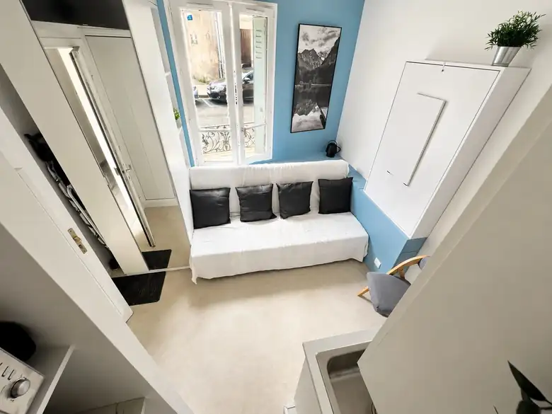 Vue d’ensemble du studio — Studio de 11m² situé dans le quartier du Centre à Maisons-Alfort